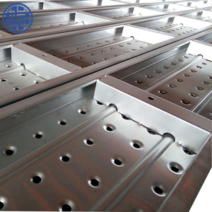 Construction aluminum <strong>6m</strong> cuplock <strong>scaffolding</strong> system toe <strong>board</strong> for sale laminated metal plank - Product Image 6