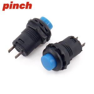 Pinch <b>Push</b> <b>Button</b> <b>Switch</b> 12mm Round Head Solder Terminal Mechanical Industrial Control - Product Image 1