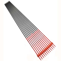 Flèche en carbone orange et jaune la plus populaire, colorée, modèle Spine 400/500/600/700/800/900/1000, ID 4,2 mm, pour arbalète avec pointe en acier