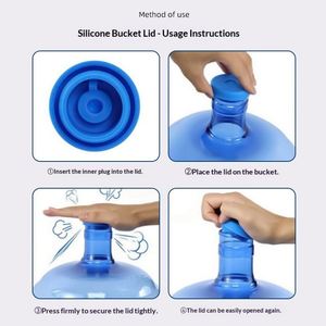 Anillo de Sellado Universal de Silicona para Jarra de Agua, Tapa Antipolvo y Antiderrames para Botellas de Agua, para Uso Doméstico en la Cocina - Product Image 4