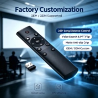 Télécommande vocale sans fil 2,4 G avec code roulant pour projecteur intelligent |   12 boutons, piles AAA, plug & play