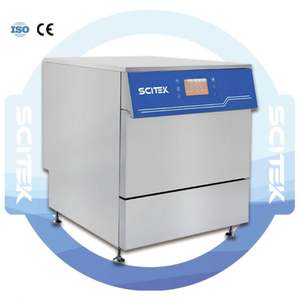 Lavadora de Cristalería Automática SCITEK 220/320/420L con Dos Puertas de Vidrio Templado Delanteras y Traseras para Laboratorio - Product Image 4