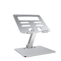 Support portatif d'ordinateur portable d'alliage d'aluminium support d'ordinateur portable d'accessoires de PC de transport facile avec le réglage d'angle pour l'application de bureau