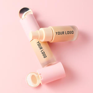 Correcteur longue durée deux-en-un et fond de teint liquide hydratant Crème <span class=keywords><strong>solaire</strong></span> végétalienne transparente naturelle étiquetée Ingrédients végétaliens - Product Image 3