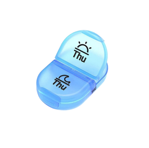 Mini Organizador de Pastillas de 2 Compartimentos, Estuche de Medicamentos de Bolsillo para Pastillas y Vitaminas Diarias, Gran Venta - Product Image 2