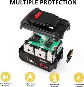 <span class=keywords><strong>20V</strong></span> 5.0ah 6.0ah công cụ điện <span class=keywords><strong>Lithium</strong></span> <span class=keywords><strong>Ion</strong></span> <span class=keywords><strong>Battery</strong></span> Pack thay thế pin dcb200 dcb102 dcb107 dcb115 dcb118 công cụ điện không dây - Product Image 4