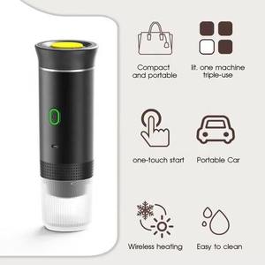 2025 Factory Wholesale 3-in-1 Portable Stainless Steel Car Capsule Coffee Machine <b>Mini</b> Handheld <b>USB</b>-Powered 140W 1 Cup Hot - Product Image 3