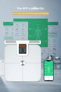 <span class=keywords><strong>Balance</strong></span> connectée <span class=keywords><strong>professionnelle</strong></span> à 8 électrodes pour la mesure de la graisse corporelle, Wi-Fi, grande capacité (180 kg), précise, pour la <span class=keywords><strong>cuisine</strong></span>, en ABS - Product Image 5