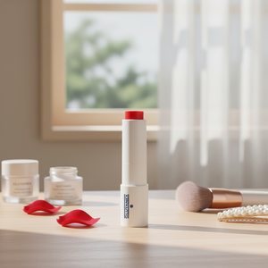 Glutanex <b>Lip</b> Glow Balm Scarlet firming anti aging sensitive smooth hypoallergenic plump scarlet tint lightweight complexion glow - Product Image 3