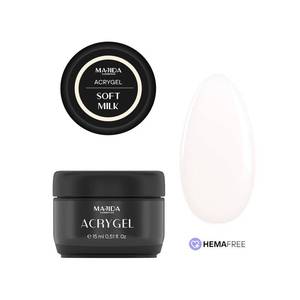 Majida Acrygel Soft Milk 50 ml Gel Constructor Sin HEMA - Product Image 1