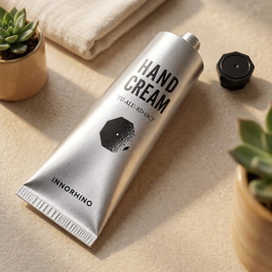 Emballage personnalisé en tube d'aluminium pour lotion et soins de la peau, tube cosmétique rechargeable avec bouchon autoportant - Product Image 6