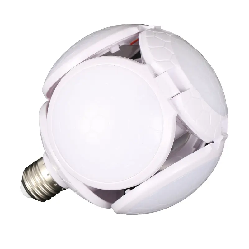 Складная Светодиодная лампа E27, креативный гигантский светильник в форме НЛО для улицы, холодный белый свет для дома и футбола