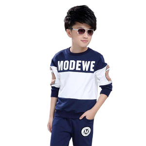 Ropa Infantil Personalizada al por Mayor, Trajes Casuales de Otoño para Niños, Ropa para Niños, Sudadera de Manga Larga con Estampado, Conjunto de Dos Piezas - Product Image 6