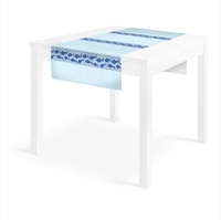 Support taille personnalisée imprimé écologique jetable chemin de table airlaid papier nappe couverture de table