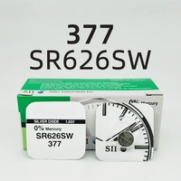 Baterías de botón al por mayor SII Silver SR626SW 377 SR936SW SR716SW SR516SW SR721SW SR726SW 394 315 317 362 397 1.55V