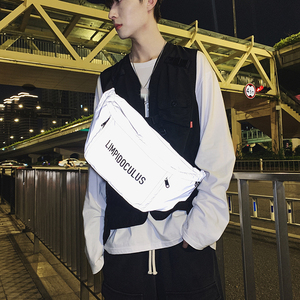 Riñonera deportiva reflectante grande personalizada con correa ajustable para motocicletas - Product Image 4