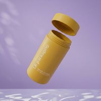 Bouteille à large ouverture en HDPE mate personnalisée de 100 ml et 300 ml, emballage de qualité supérieure, écologique, en plastique, pour comprimés de vitamines, flacon pour compléments alimentaires