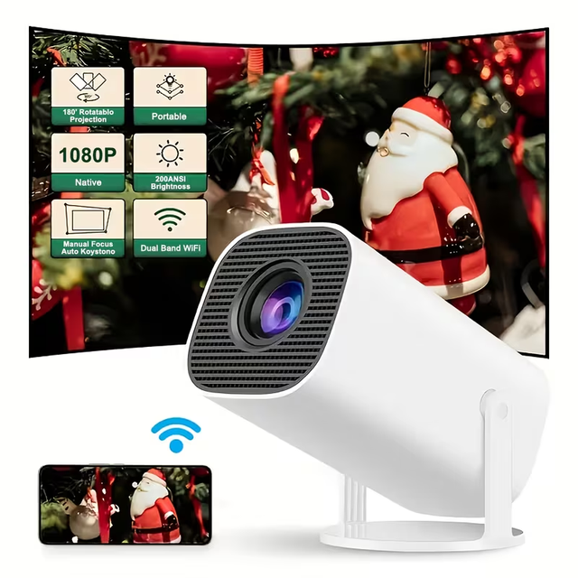 Portable Full HD Projector 1080P Android 11 Proyector Android HY300 Pro Home Cinema Theater Mini Portable Projetor Beamer