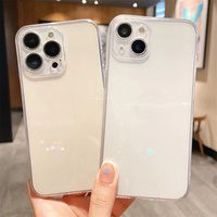 Coque de téléphone transparente souple en TPU anti-chute à prix d'usine pour iPhone 18 17 16 Pro Max, antichoc et anti-jaunissement