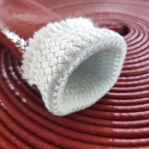 도매 만들기 내열성 화재 섬유 유리 꼰 보호 저항 파이팅 화재 슬리브
