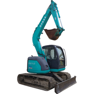Mini-excavatrice hydraulique d'occasion Kobelco SK70 modèle 2021 de 7 tonnes avec godet de 0,3 m, moteur, pompe et composants de roulement - Product Image 1