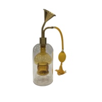 Ensemble cadeau de parfum en laiton de luxe, testeur de parfum, diffuseur de parfum en verre, diffuseur de parfum à roseaux sans alcool, artisanal, pompon