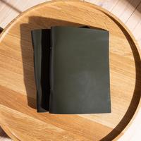 Porte-menu créatif en cuir PU A5 avec élastique, couverture de menu vintage, porte-menu élégant pour café, restaurant et hôtel