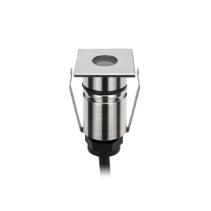 Mini projecteur LED encastré IP67 en acier inoxydable 12V ultra compact 1W pour aménagement paysager et jardin, effet ciel étoilé 25mm - Product Image 1