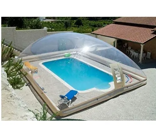 Couverture gonflable de piscine solaire, jardin, couverture, tente à vendre, hiver