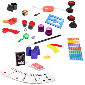 Juego de juguetes para trucos de magia para niños unisex, magia de escenario de plástico y papel para juegos de simulación, Disfraces para principiantes, niños y niñas - Product Image 4