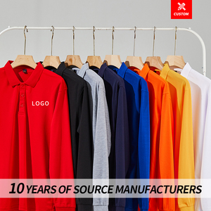 2025 Polos de manga larga en blanco personalizados Diseño libre Bordado y logotipo impreso Deportes de ocio para hombres y mujeres - Product Image 5