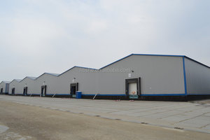 Nhà tiền chế lớn Liên tục đa <span class=keywords><strong>span</strong></span> kết cấu thép kim loại xây dựng nhà máy hội thảo - Product Image 6