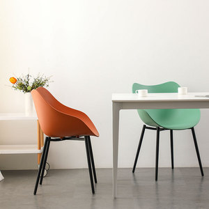 Silla de comedor con respaldo, estilo nórdico moderno, para restaurante y uso doméstico, tamaño adulto D 010 - Product Image 2