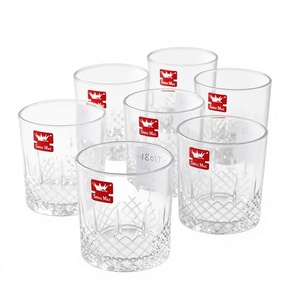 Wholesale Custom 330ml 11 Ounce Double Old Fashioned Luxury Round Heavy Base Bar Cocktail Crystal <b>Glass</b> <b>Whiskey</b> Scotch Cups - Product Image 1