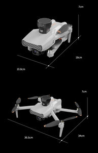 Drone M101 Max avec cardan 3 axes, hexacoptère de plein <span class=keywords><strong>air</strong></span>, <span class=keywords><strong>zoom</strong></span> 50x, photographie gestuelle, quadricoptère, drone selfie aérien - Product Image 4