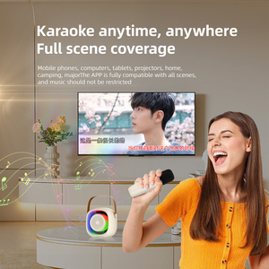 Professional Kids Wireless PORTABLE Mini Machine Speakers with Dual Microphones for Outdoor Indoor Activities - Product Image 6
