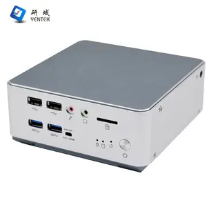 Nuc core i5 komputer mini untuk rumah, komputer gaming mini 2DDR4 VGA/HD tampilan ganda 2LAN 2COM 8USB industri pc mini