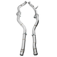 Tuyau d'échappement de voiture Downpipe pour 2007-2018 Mercedes Benz CLS63 CLS63S AMG Cls550 W218 5.5T Système d'échappement avec isolation thermique