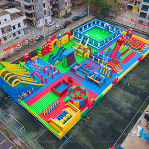 Castillo Inflable Gigante para Saltar, Interior y Exterior, Trampolín Inflable para Niños, <span class=keywords><strong>Parque</strong></span> de Diversiones Inflable - Product Image 4