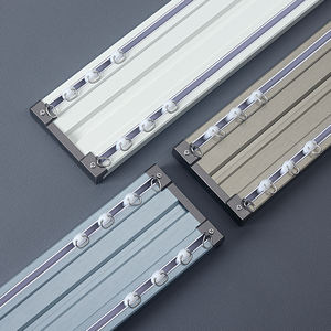 <span class=keywords><strong>Rideau</strong></span> de <span class=keywords><strong>douche</strong></span> coulissant, couverture de scellage, Design de décoration intérieure, piste de <span class=keywords><strong>rideau</strong></span> de <span class=keywords><strong>douche</strong></span> à Double couche, Rails en alliage, tringle de <span class=keywords><strong>plafond</strong></span> - Product Image 4