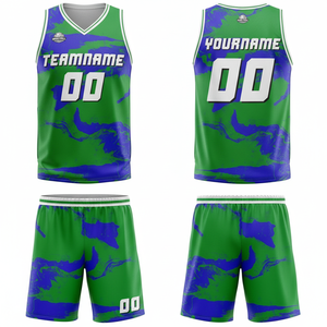 Vente en gros d'uniformes unisexes de basket-ball pour adultes toutes saisons impression par sublimation modèles personnalisés grande taille 100% polyester anti-UV - Product Image 1