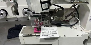 QK-600-01CB/UT Nouvelle machine à coudre industrielle interlock à tête carrée, à entraînement direct, à pied mobile, à lit plat, petite, haute vitesse, automatique - Product Image 2