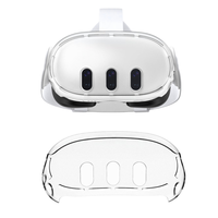 Compatible avec étui de protection pour 3 casques AL-Q113 matériau ABS Transparent Crystal VR Accessoires pour casques