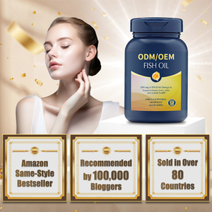 Капсулы с рыбьим жиром Омега-3 на заказ, тройная концентрация EPA и <span class=keywords><strong>DHA</strong></span> из дикого лосося и пангасиуса, халяльные и натуральные |   Приватная марка (OEM) - Product Image 4