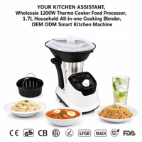 Robot culinaire multifonction portable et machine de cuisson électrique pour la maison, avec fonctions de hachage, de mélange et de découpe
