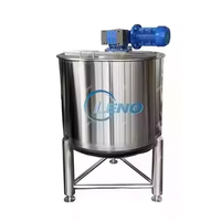 Cuves de mélange en acier inoxydable, machine à fabriquer du savon liquide, mélangeur alimentaire, cuve de mélange chauffante avec agitateur