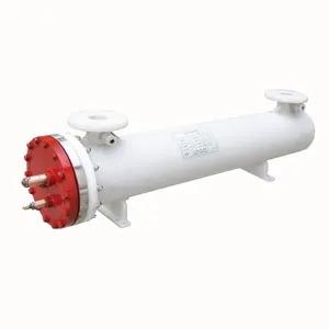 2024 Factory Outlet pp plastic single circuit freon evaporator shell tube ss316L heat exchanger