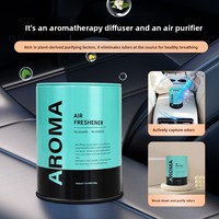 Penyegar Udara Mobil Kaleng Logam Kelas Atas dengan Aroma Tahan Lama & Balsem Parfum Padat Penghilang Bau untuk Penggunaan di Kursi