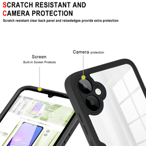 <span class=keywords><strong>360</strong></span> Double Face Protection Complète Téléphone étui pour <span class=keywords><strong>samsung</strong></span> Galaxy A16 A26 A36 A56 A06 Mince Couverture Transparente avec Protecteur D'écran - Product Image 2