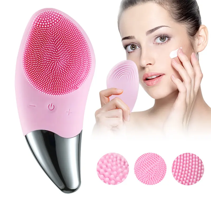 Cepillo limpiador facial de silicona bigsmile, productos de belleza a la moda, cuidado personal, limpieza facial profunda, impermeable, novedad de 2023
